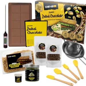 ZESTAW DO ROBIENIA WŁASNEJ CZEKOLADY DUBAJSKIEJ DIBYS